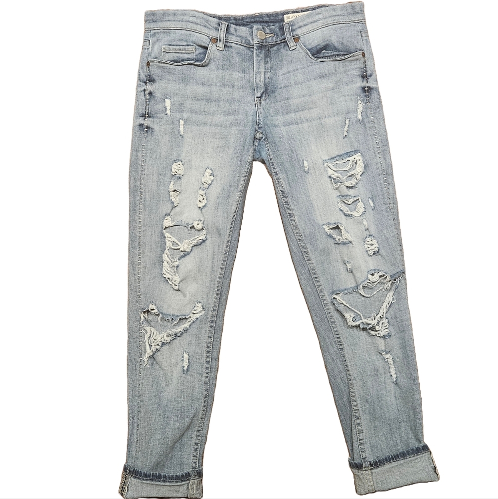 Blank NYC Light Blue Distressed Boyfriend Jeans